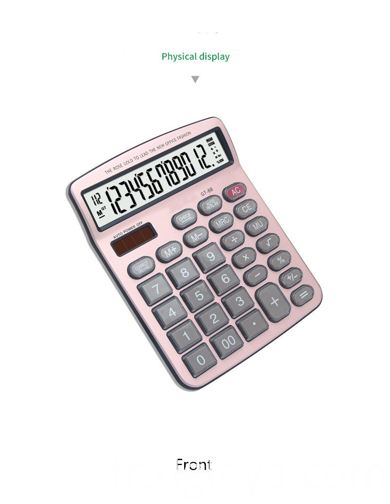 Vérifiez et corrigez la calculatrice électronique de bureau Check & correct desktop electronic calculator